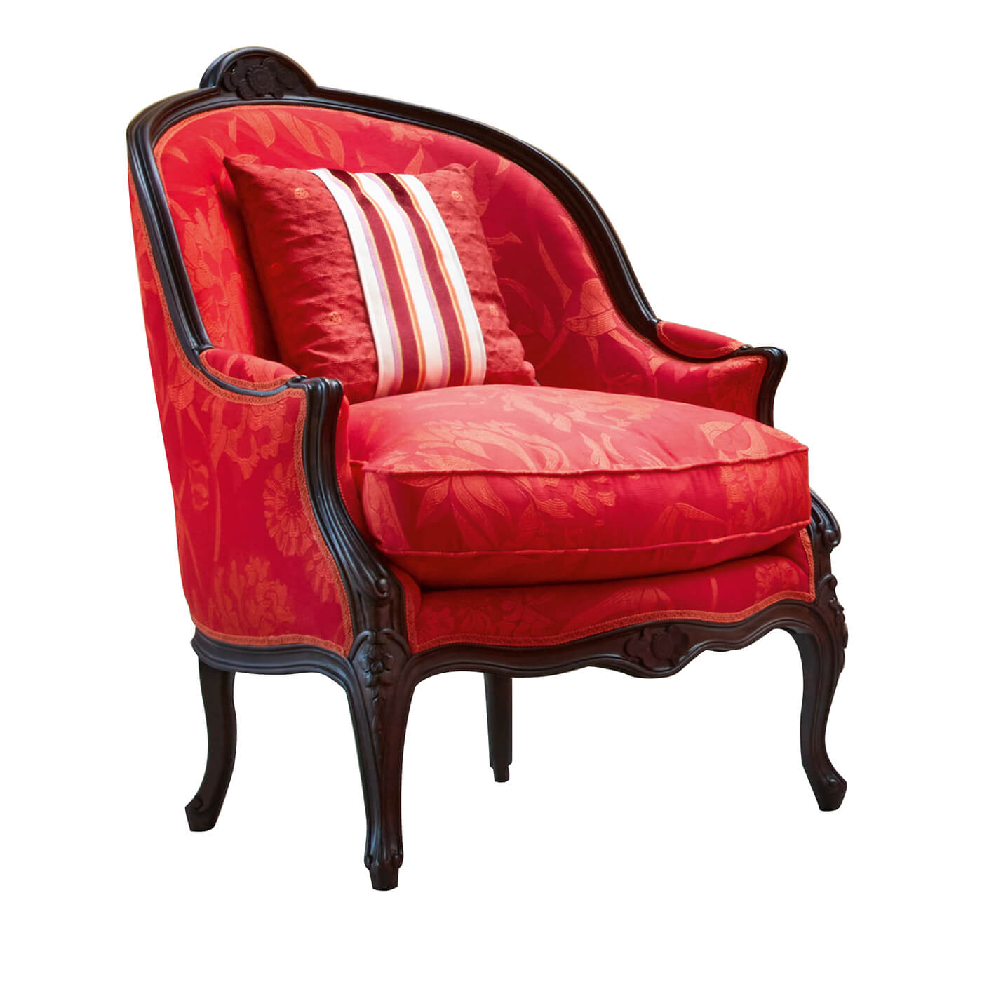 Anne Red Armchair - K三