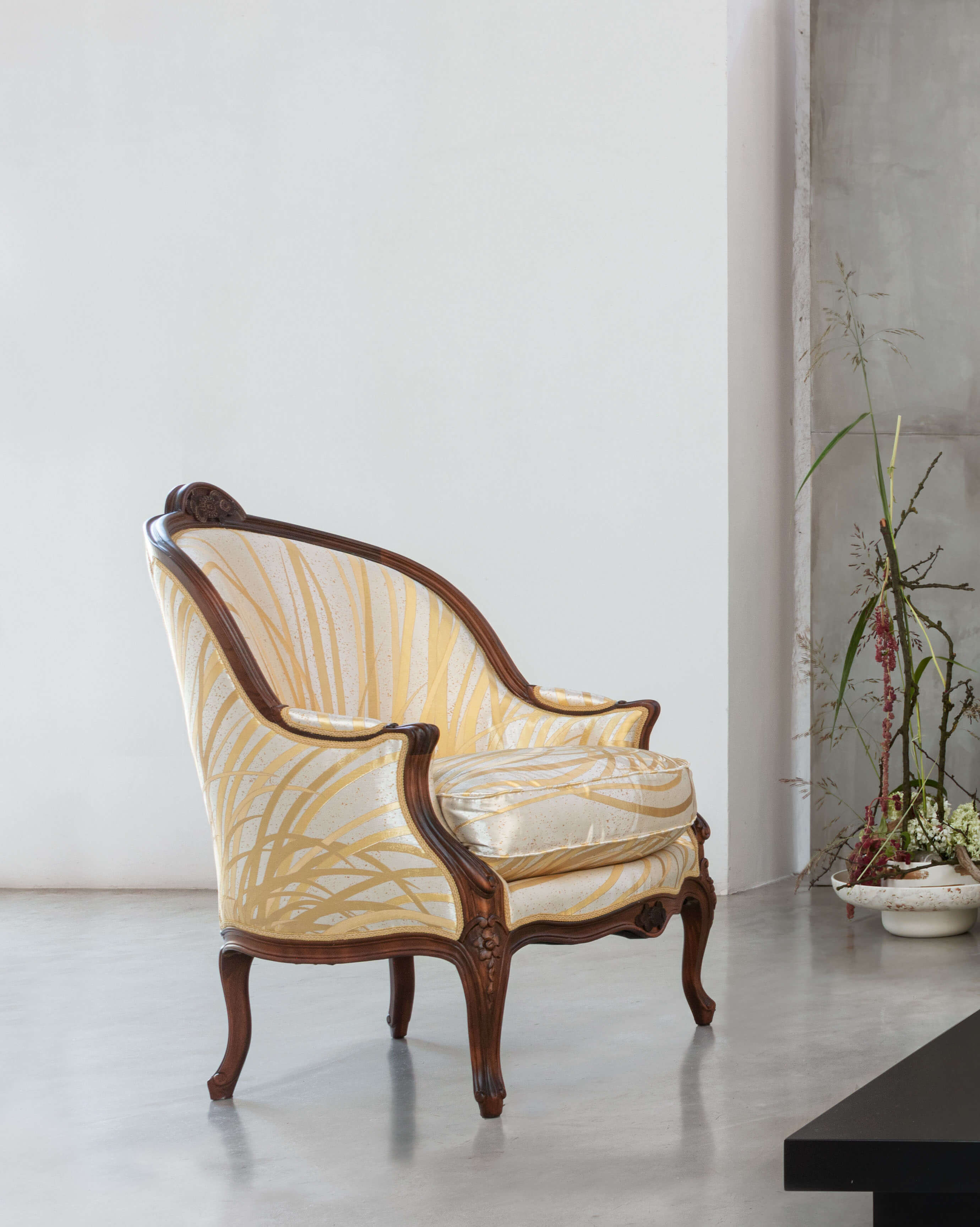 Anne Yellow Armchair