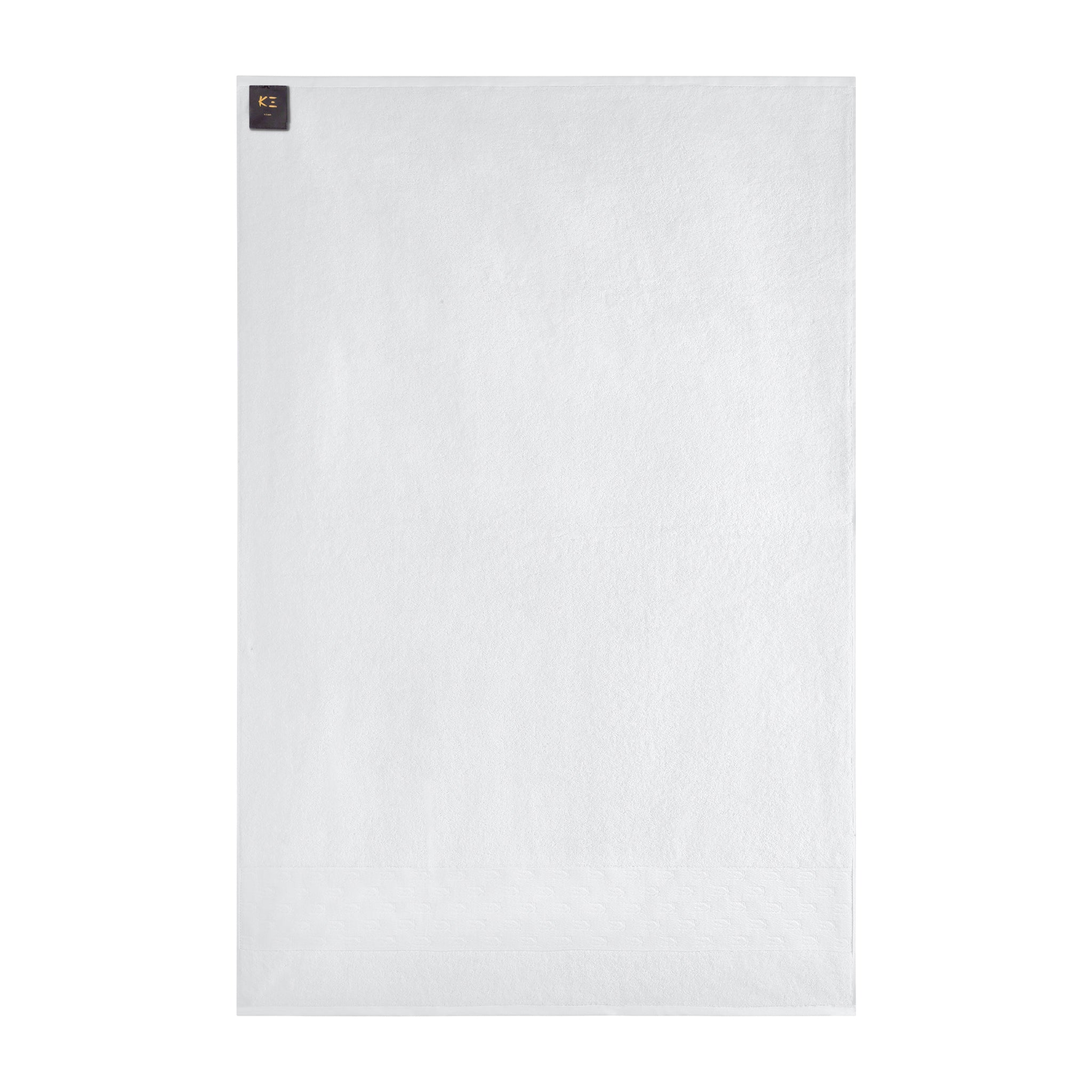 K3 LOGO Bath Sheet White - K三