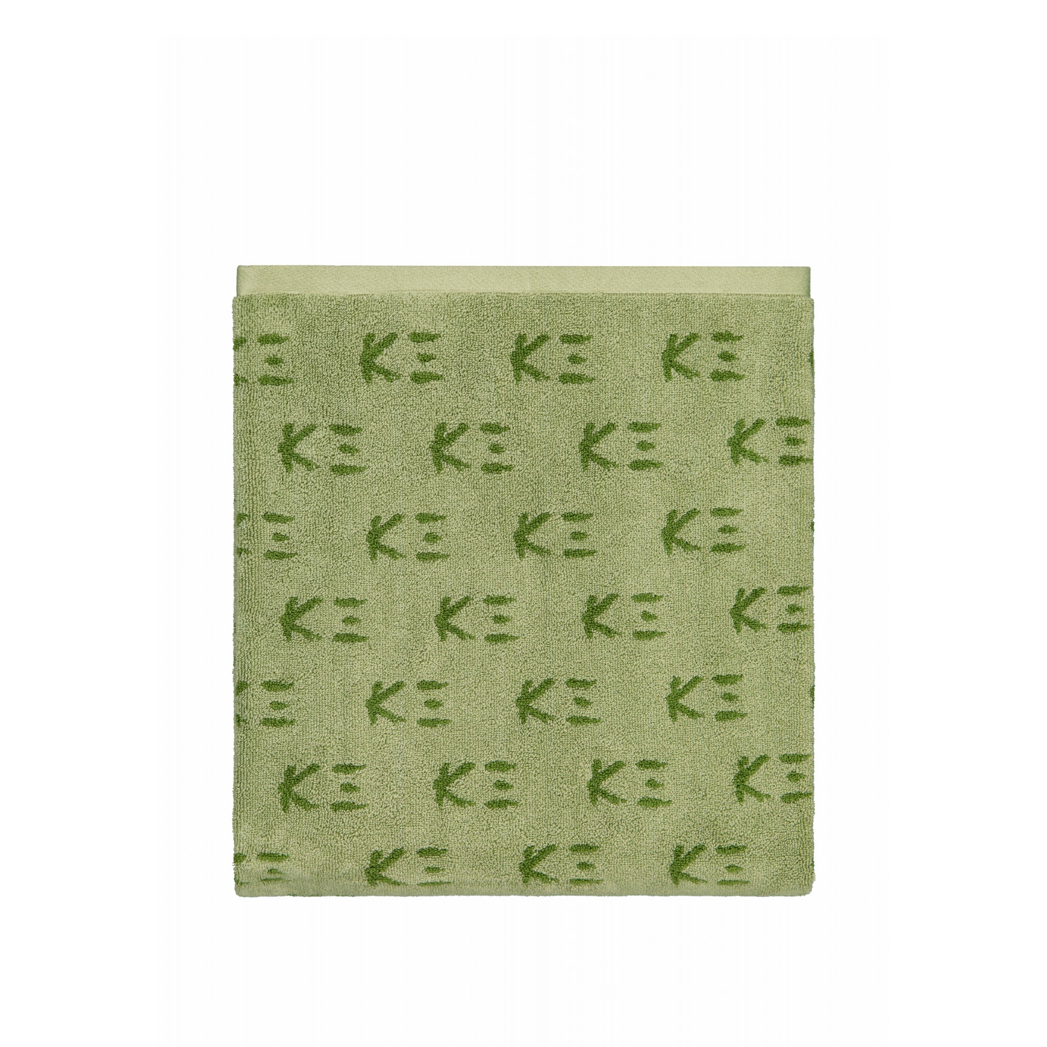 K3 LOGO Bath Sheet Green