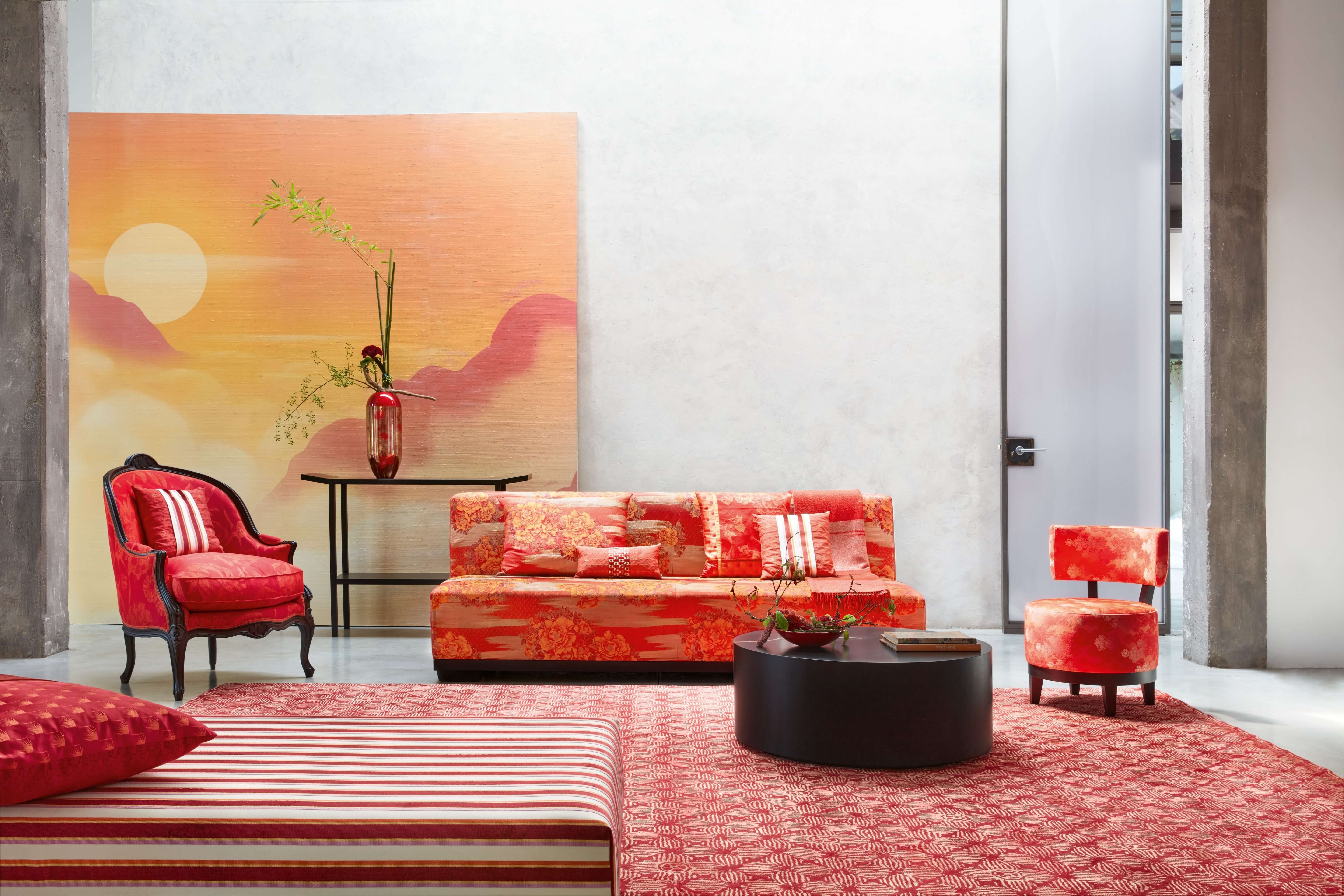Anne Red Armchair - K三