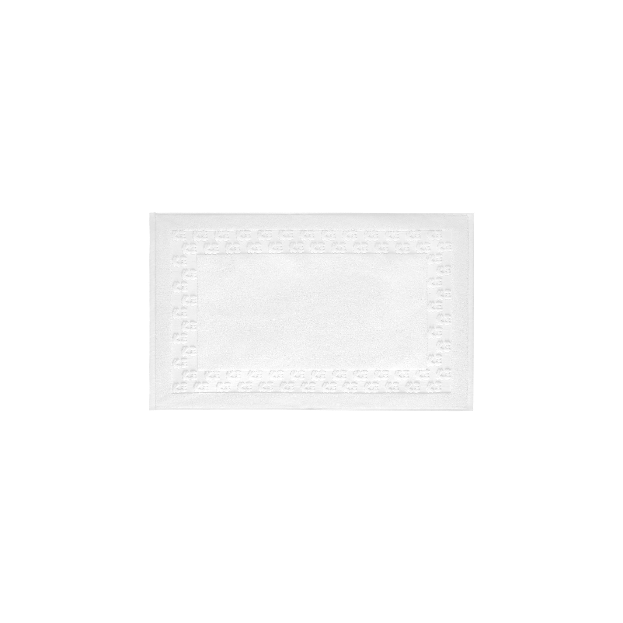 K3 LOGO Bath Mat White