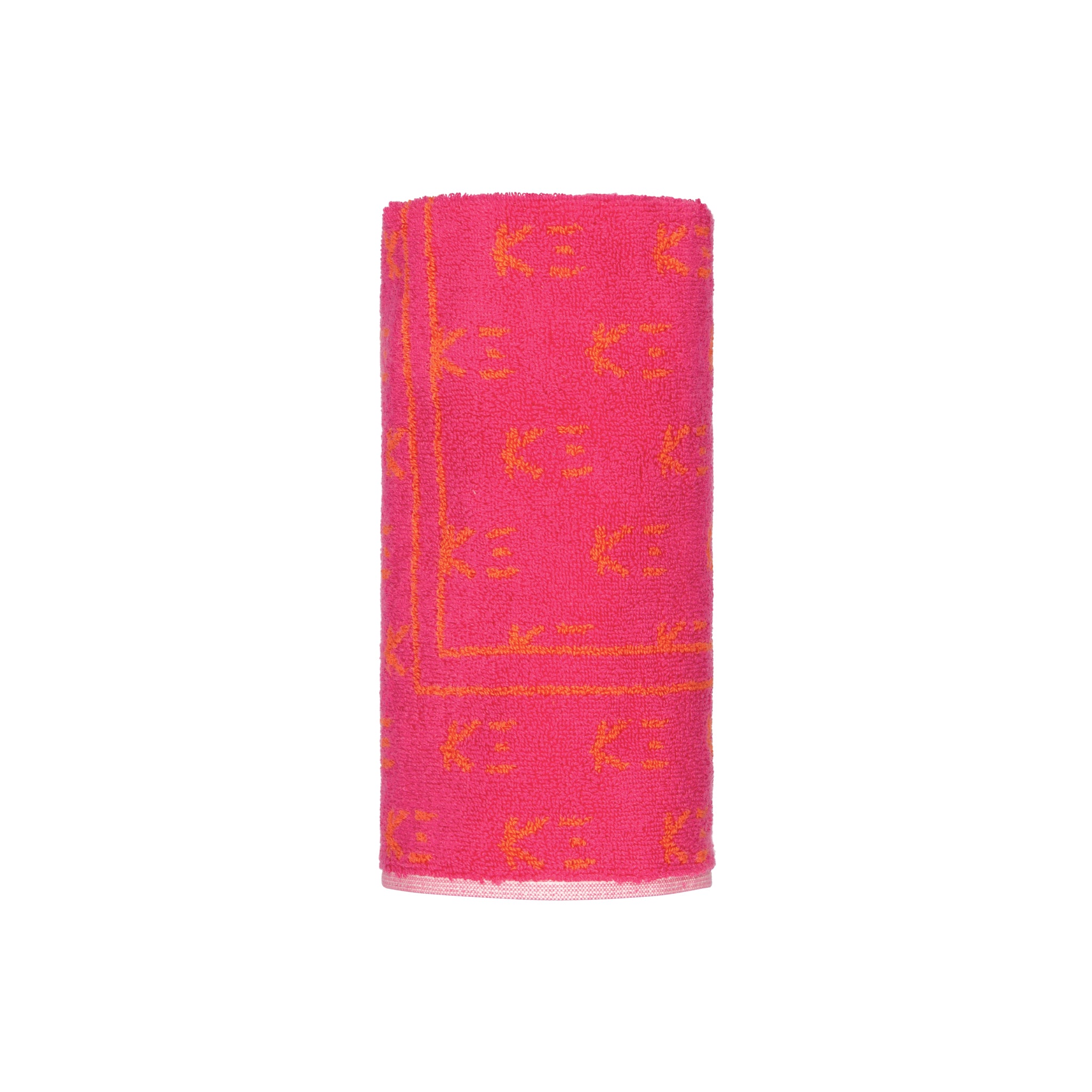 K3 LOGO Bath Mat Pink - K三