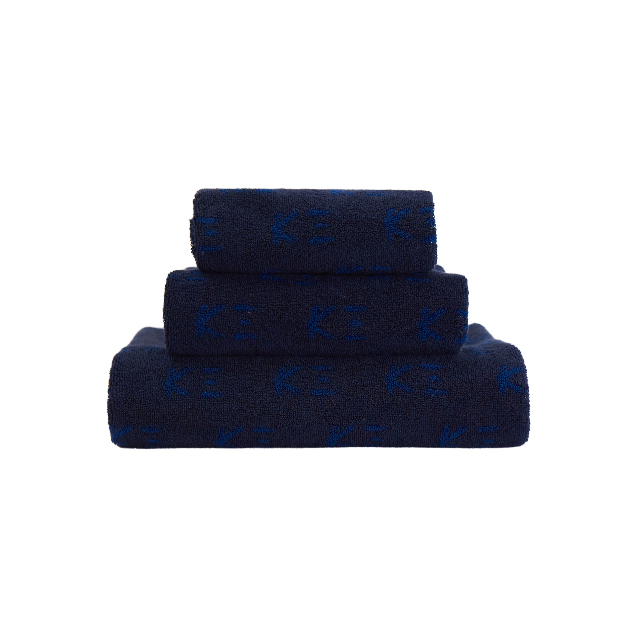 K3 LOGO Bath Towel Marine - K三