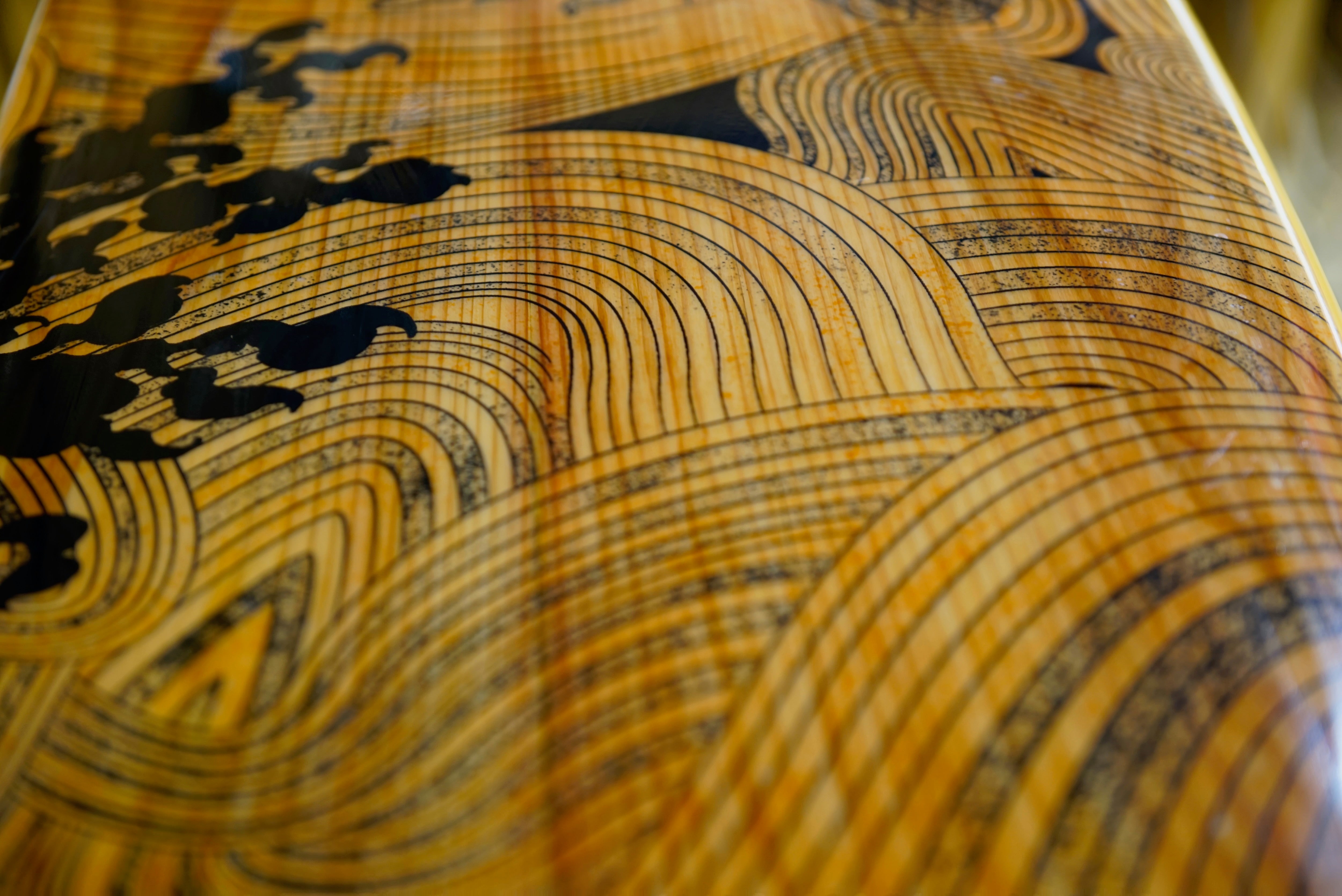 K-3 x Yoshino Wood, A Sugi Wood Surfboard Crafted in Japan