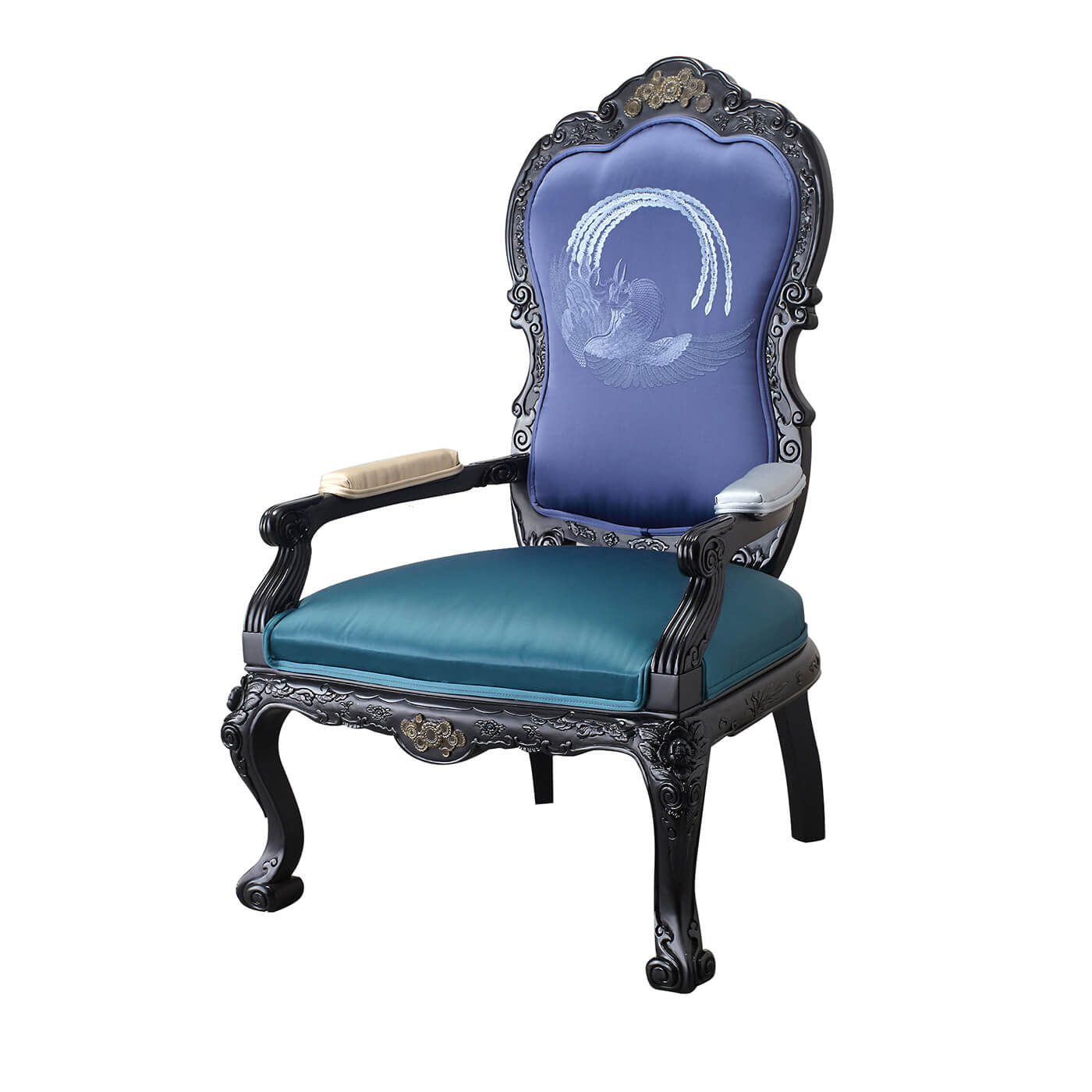 Louis Blue Armchair