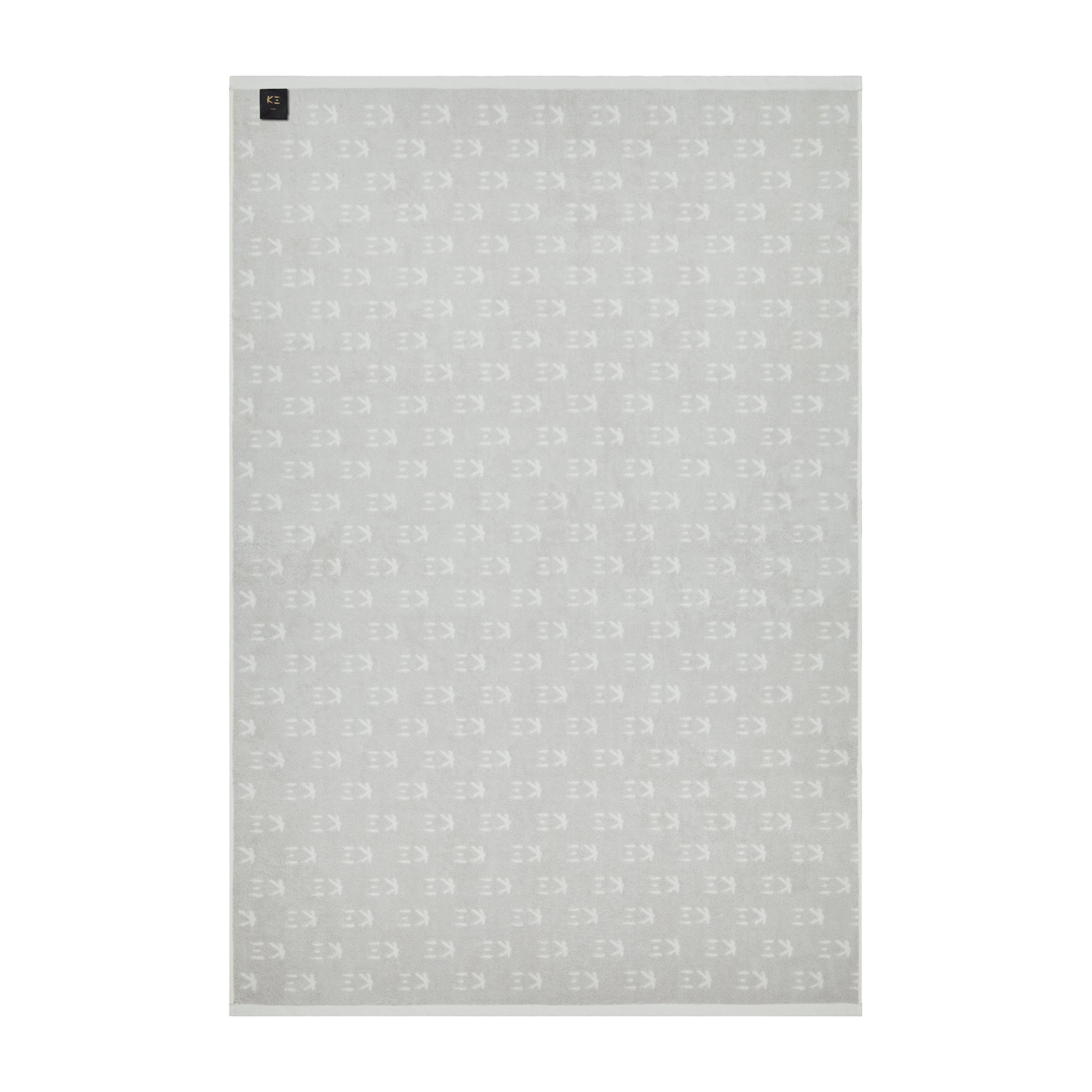 K3 LOGO Bath Sheet Grey - K三