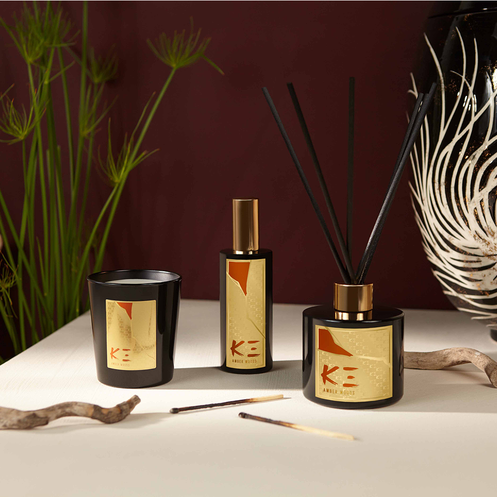 K-3 REED DIFFUSER - AMBER WOODS