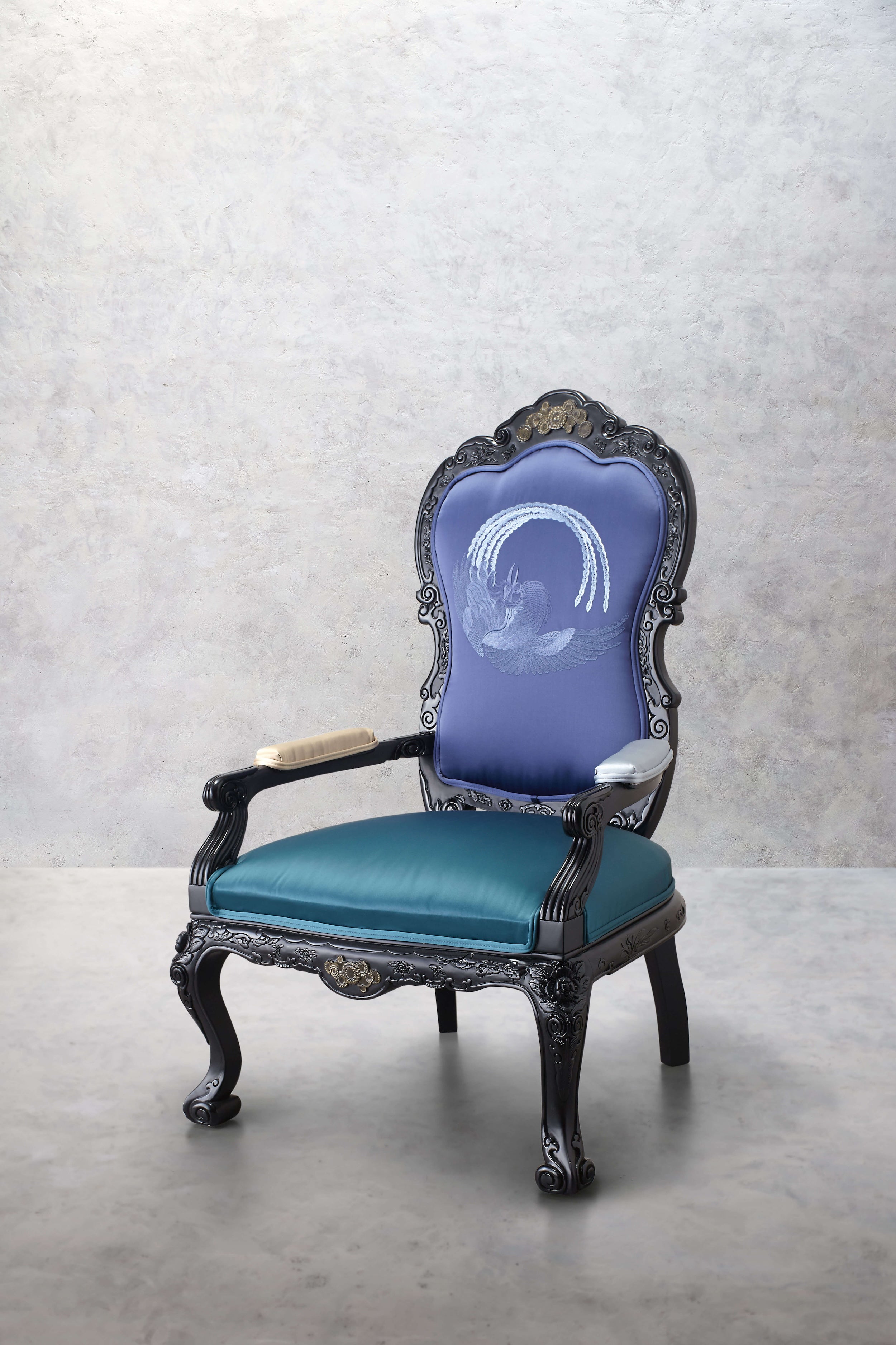 Louis Blue Armchair