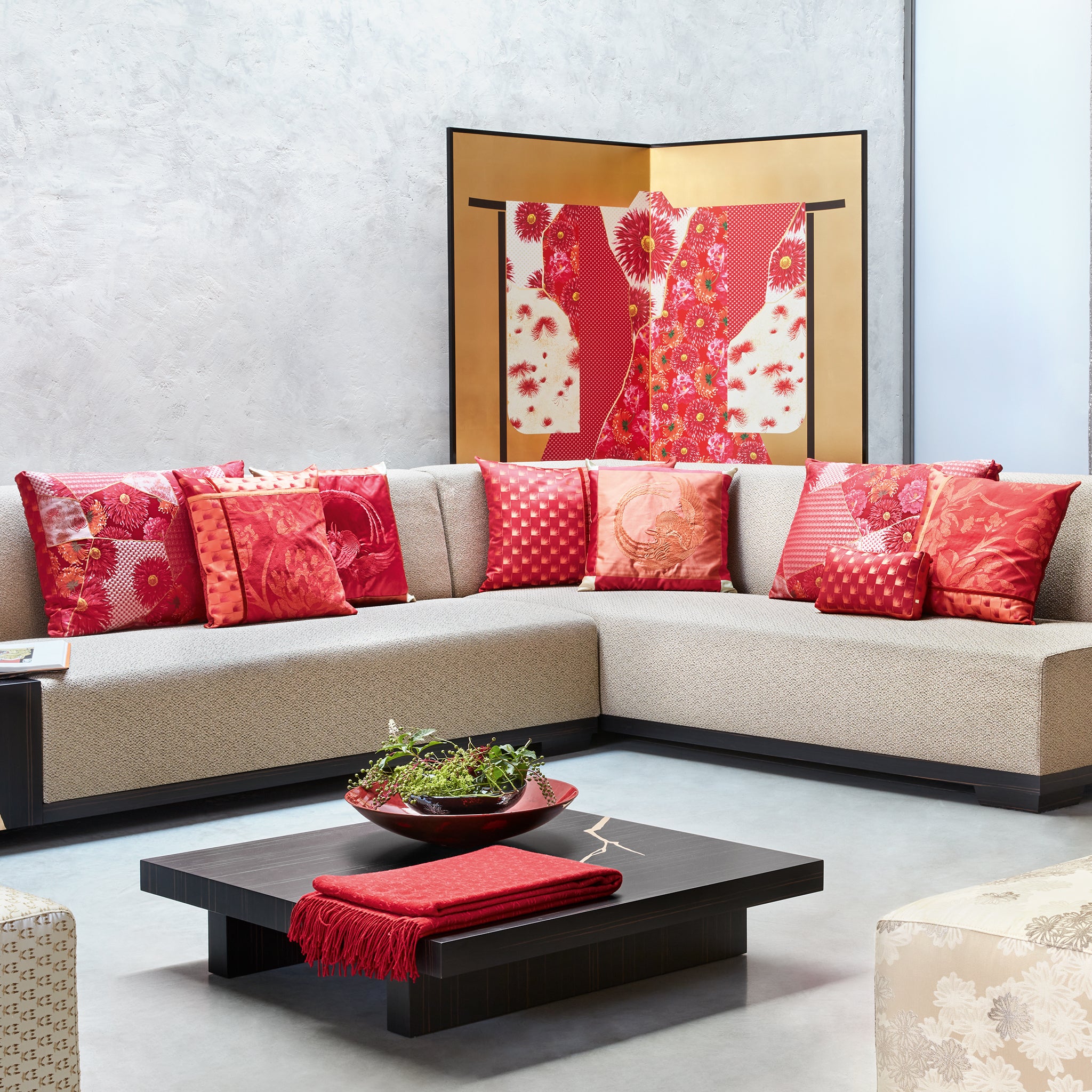 PIVOINE Cushion 50x50cm - K三